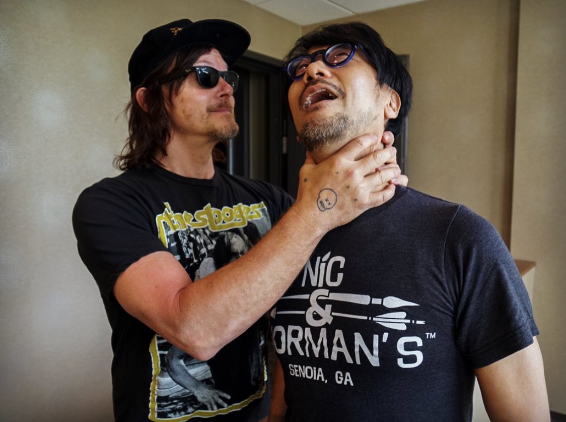 Hasil gambar untuk hideo kojima norman reedus