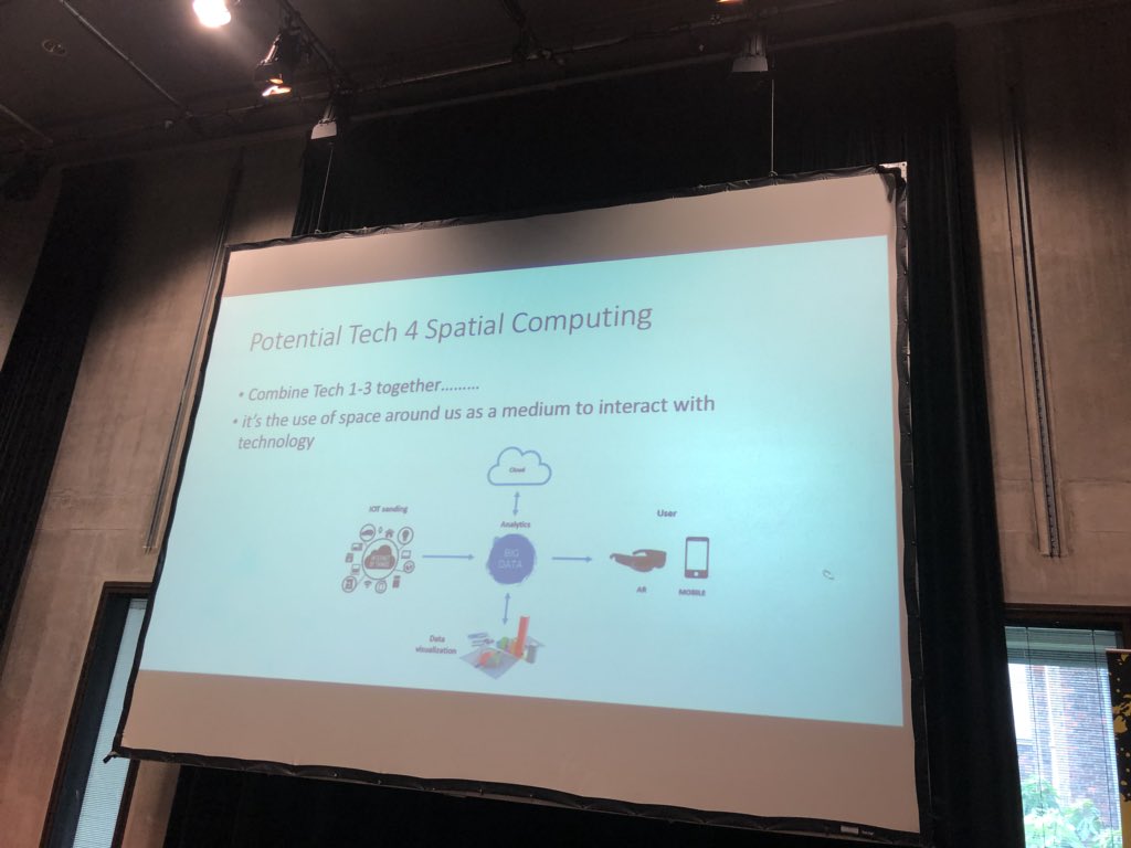 HelenSocKnowHow's tweet photo. Fascinating and also mindblowing talk from Prof David Reid outlining the major tech opportunities for the City and how to bring them together for the #futureofwork @changeincubator https://t.co/Qwlwu18TdQ
