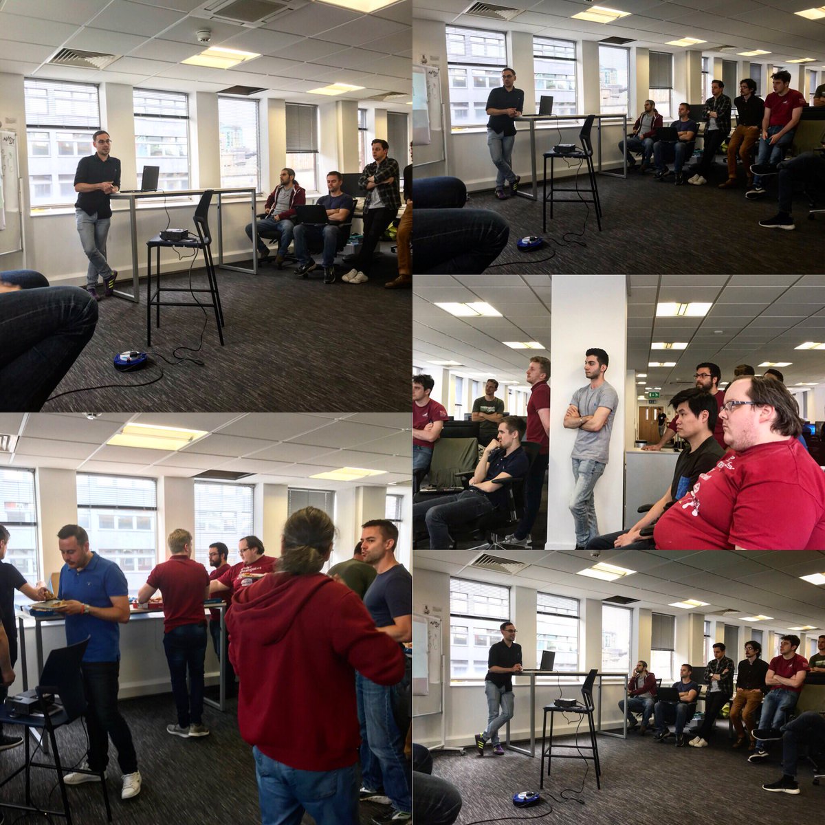 It’s Lunch &amp; Learn time at #Intechnica today we are learning about Neural Networks from one of our Machine Learning Developers! Thanks for the pizza @dominos_uk #lunchandlearn #learning #IntechnicaLife #pizza #machinelearning #ai #artificialintelligence #developers