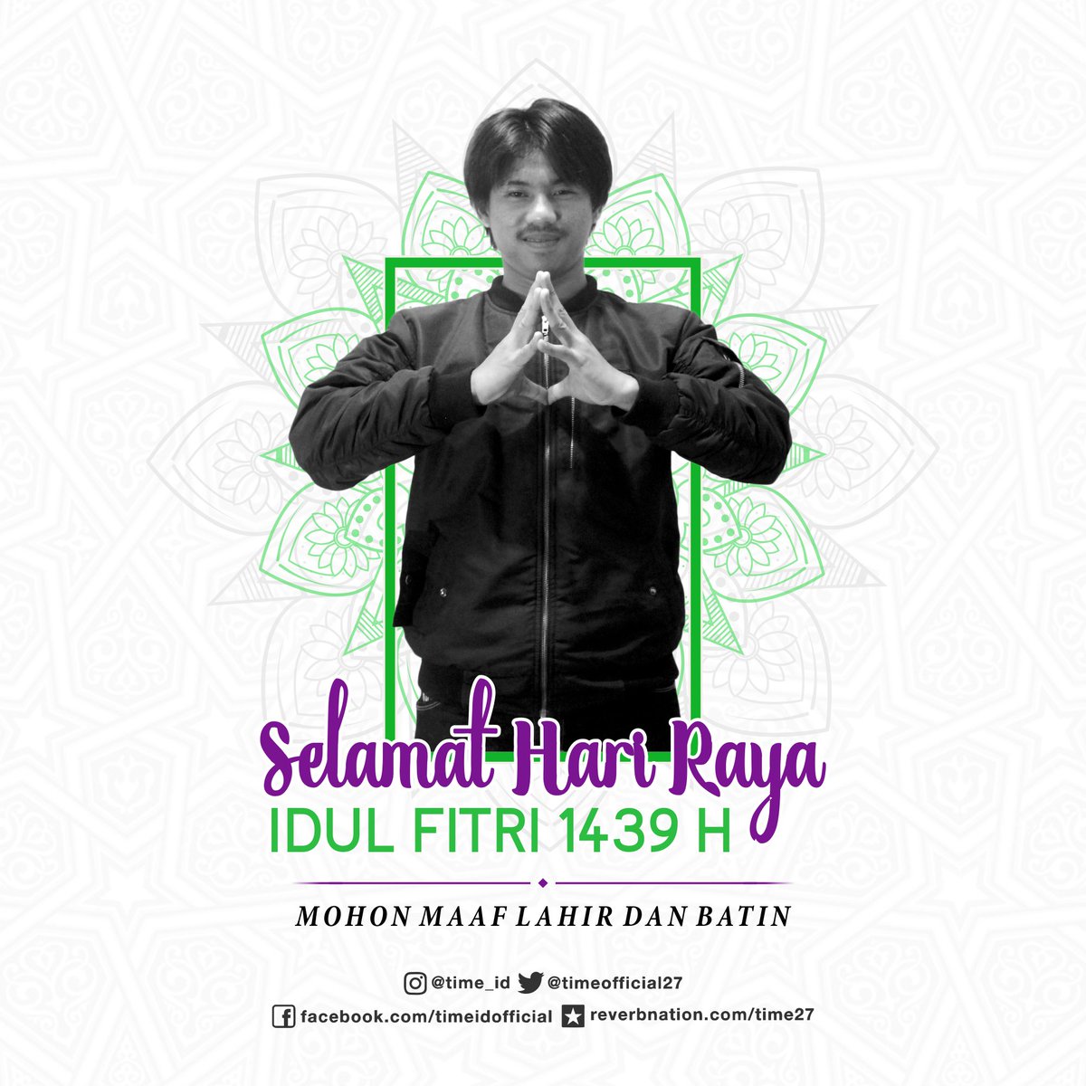 Segenap Keluarga besar TIME mengucapkan Selamat Hari Raya Idul Fitri 1439 H.

Mohon Maaf Lahir dan Batin 🙏

#ramadhan #idulfitri #idulfitri1439h #time #musik #band #epalbum #saatsemuahilang #pojokseni #indie #indiemusic #indieradio #indiesumedang #sumedangmusik