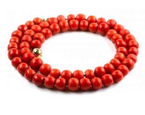 IT’S SUMMERTIME <a href="/VenduehuisDH/">Venduehuis Den Haag</a> LOT 2105 koraal collier 14k gouden slot, L. 74.0 cm. Bruto 141 gram. € 1.000,00 € 1.500,00 info@venduehuis.com +31 070 365 88 57
Catalogus: wavemaker.venduehuis.com/auction?auctio…
Auction: 27 &amp; 28 juni