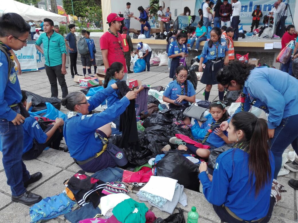 ✔️ Food 
✔️ Clothing
✔️ Medicine 

#Scouts in Guatemala are helping people displaced by the Mount Fuego eruptions get the support they need to get back on their feet: bit.ly/2sUP24c <a href="/scoutsguatemala/">Scouts Guatemala</a>