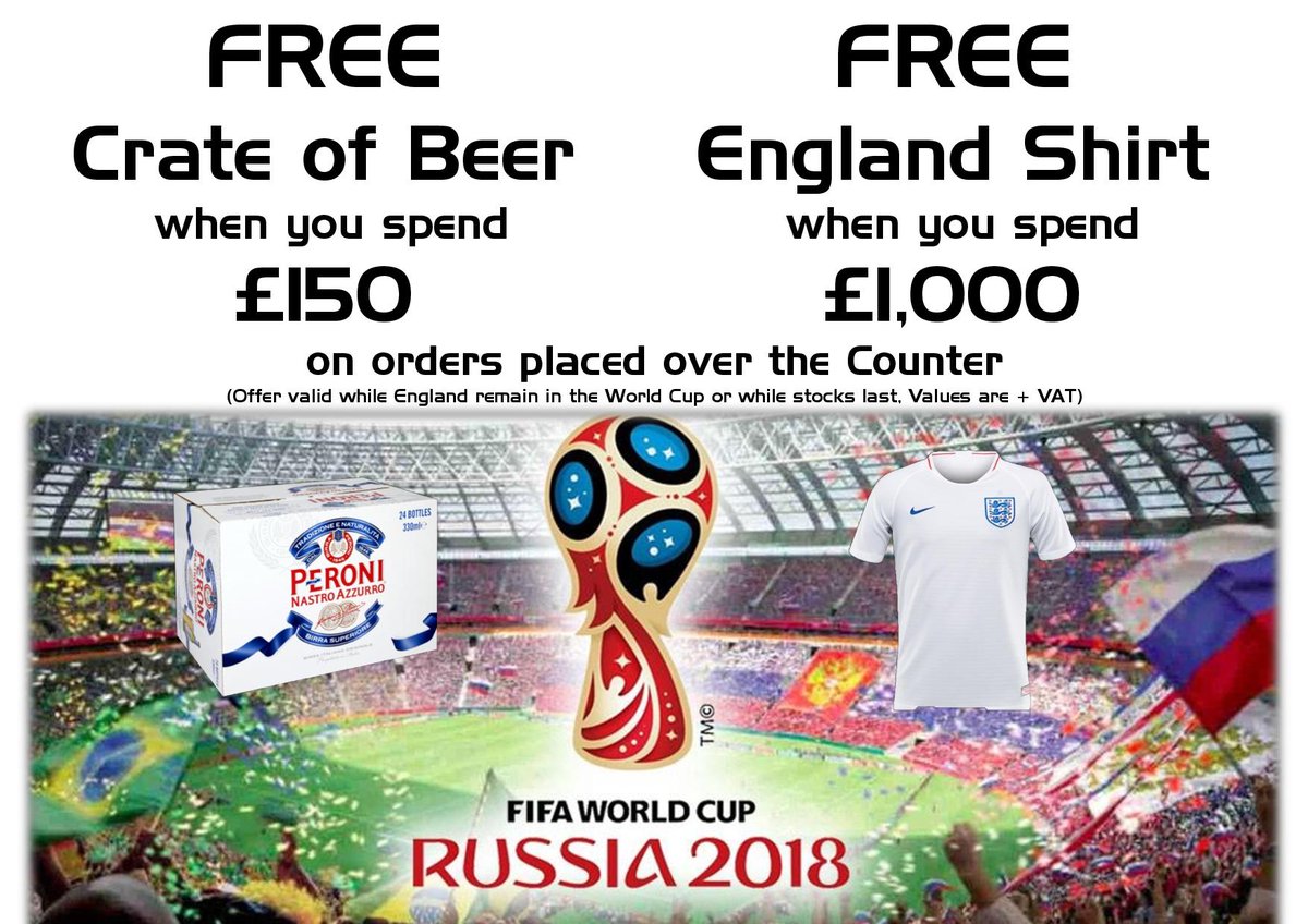 LEDsite_'s tweet photo. led_siteβοΈSPECIAL OFFERβοΈ Check out our special offer to celebrate the start of the World Cup!! π»β½οΈπ #freebeer #freeenglandshirt #free #football #worldcup #england #russia #beer #russia2018 #customerappreciation #ledlights #led #ledsite #freebies #england https://t.co/BUgx15jqJf