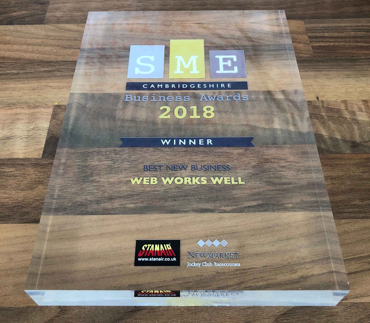 WebWorksWell_'s tweet photo. We are delighted to announce that we won the "Best New Business" Award at the SME Cambridgeshire Business Awards 2018! Read more here: https://t.co/IxAkquREfz   🏆

Thank you so much @awardschamp #SMECambs 🙏 https://t.co/wOKoRhHFU8