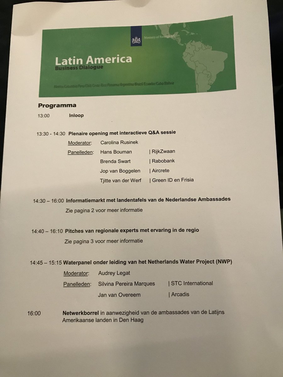 judithlameuse's tweet image. Rabobank: NL has added value in energy, water, health and technological innovation in Latin America. #LABD @RVO_Int_Ond