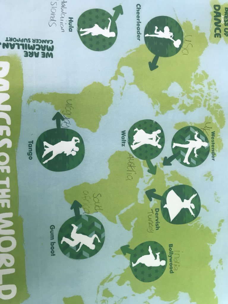 DosbarthArian's tweet photo. Using #DressUpAndDance Day to explore dance around the world! We canโt wait to create our own dances this afternoon using computational thinking! #CAFMATW @Zabivaka1 #Macmillan https://t.co/rkuLj7dHLq
