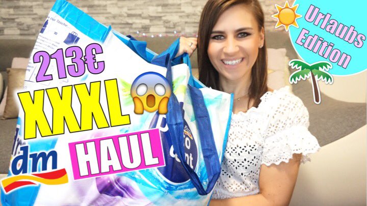 🛍 XXXL DM #HAUL 🛍

Heute zeig ich euch unsere DM Ausbeute für den #Urlaub 🌴☀️ wir haben tatsächlich für über 200€ eingekauft 😱 das ist absoluter Rekord!!! Wo liegt euer DM Rekord? 😂

↪️ youtu.be/N9WNd4kCksI

<a href="/dm_drogerie/">dm drogeriemarkt</a>