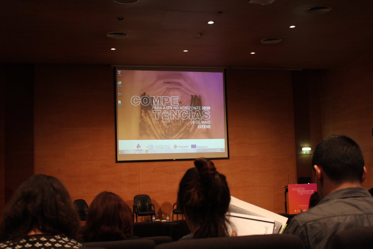 learningtex's tweet photo. @learningtex was presented at the seminar "Skills for ITV in the Horizon 2030", organized by CITEVE on May 28th. https://t.co/PkP85pfhYq