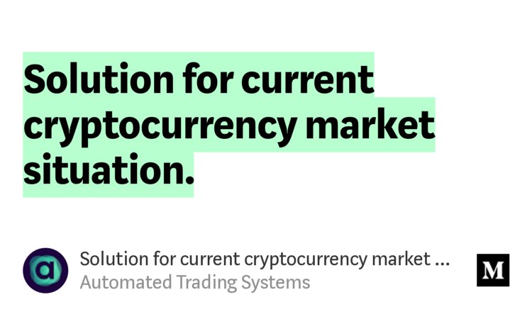For last few days cryptocurrency prices have been falling with only few increases. Check this article on <a href="/Medium/">Medium</a> to see how we at <a href="/AT_Systems_BOT/">Automated Trading Systems</a> solve such problems. medium.com/@atsystems12/w… #cryptotrading #cryptocurrency #blockchain #automatedtrading