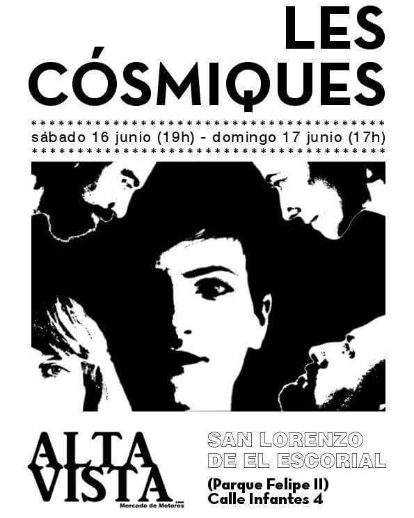AltavistaMercad's tweet photo. Música en directo y al aire libre! Este fin de semana, coge sitio en el césped, pide un mojito y disfruta de Les Cósmiques!
#AltavistaMarket 16 y 17 de junio
San Lorenzo de El Escorial https://t.co/VBNdlwN2oK