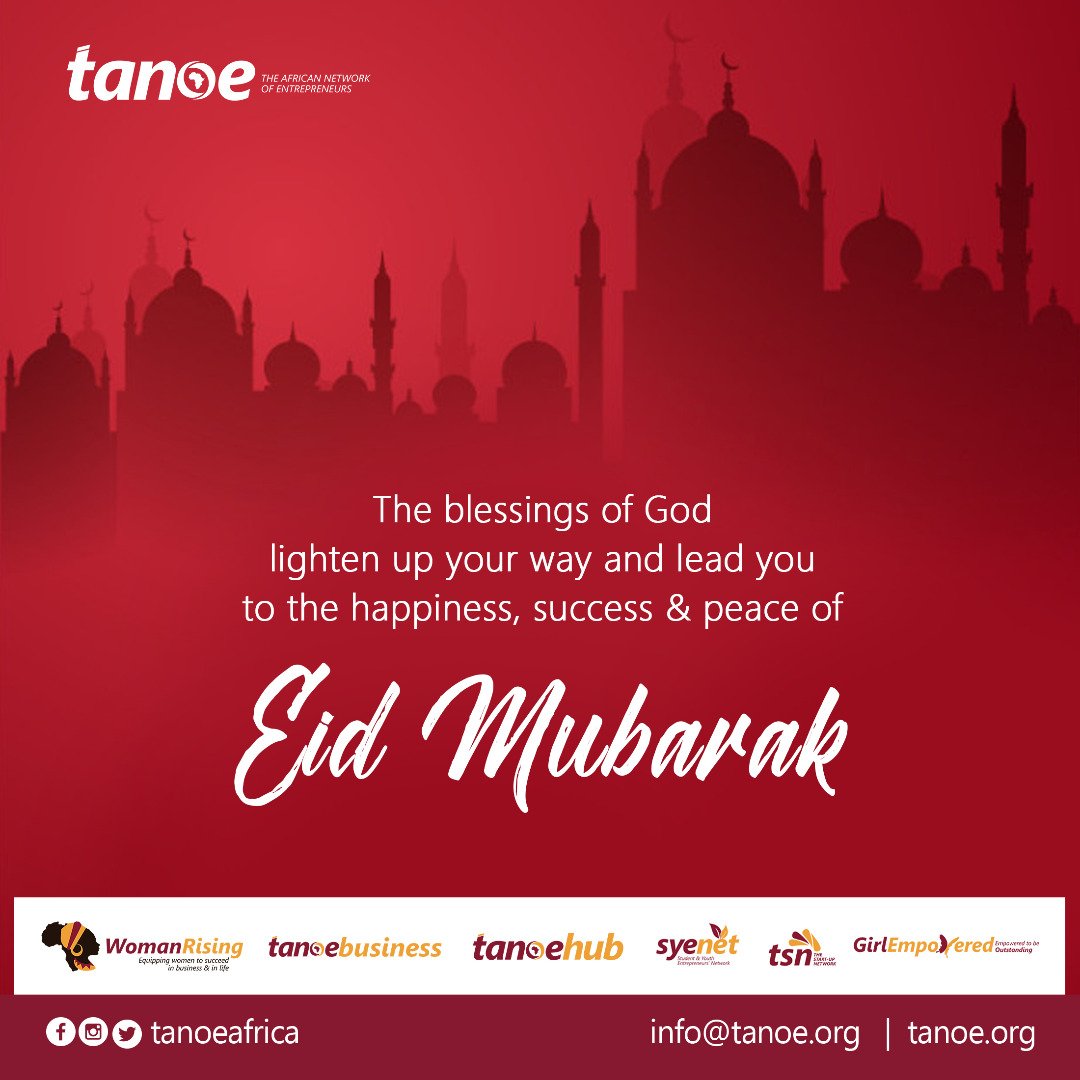 TANOEstudents's tweet photo. May Allah's Blessing Bring us Success, Happiness &amp; Peace during the festivities.

#EidulMubarak #EidulFitr #TANOEAfrica https://t.co/gBQN6RI8vR