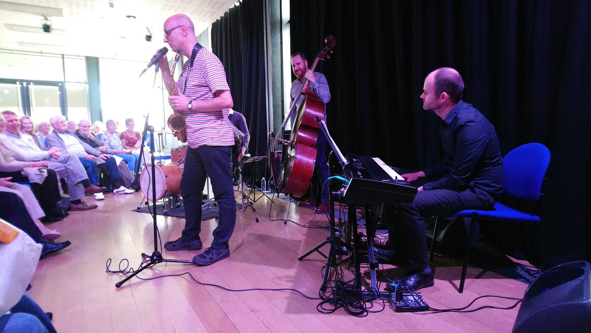 novitaparrish's tweet photo. Jazzy afternoon at @GalaDurham with @PaulREdis 's trio and Martin Speake https://t.co/2G2U596oZl