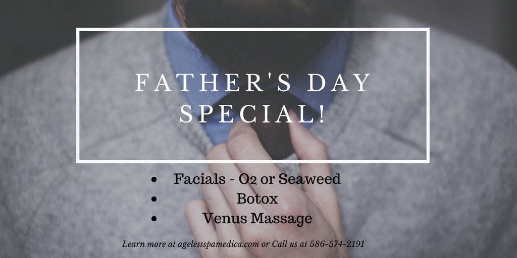ShahMedSpa's tweet photo. Father's Day is just around the corner! Call us today for more information on our Father's Day Special and to book an appointment! (586) 574-2191 #DrBhanuJShahMedSpa #MedSpa #Beauty https://t.co/aejXdXqzsH