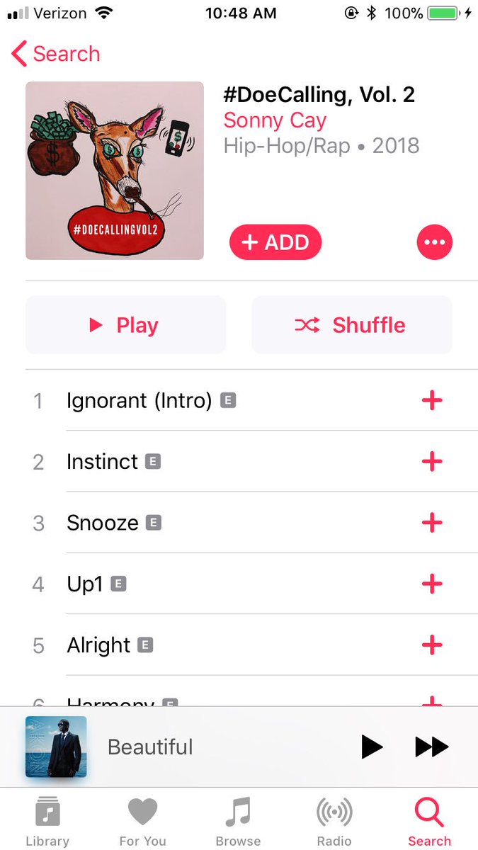 SonnyK__'s tweet photo. #DoeCallingVol2 out on Apple Music now. https://t.co/emmXgzQmuU