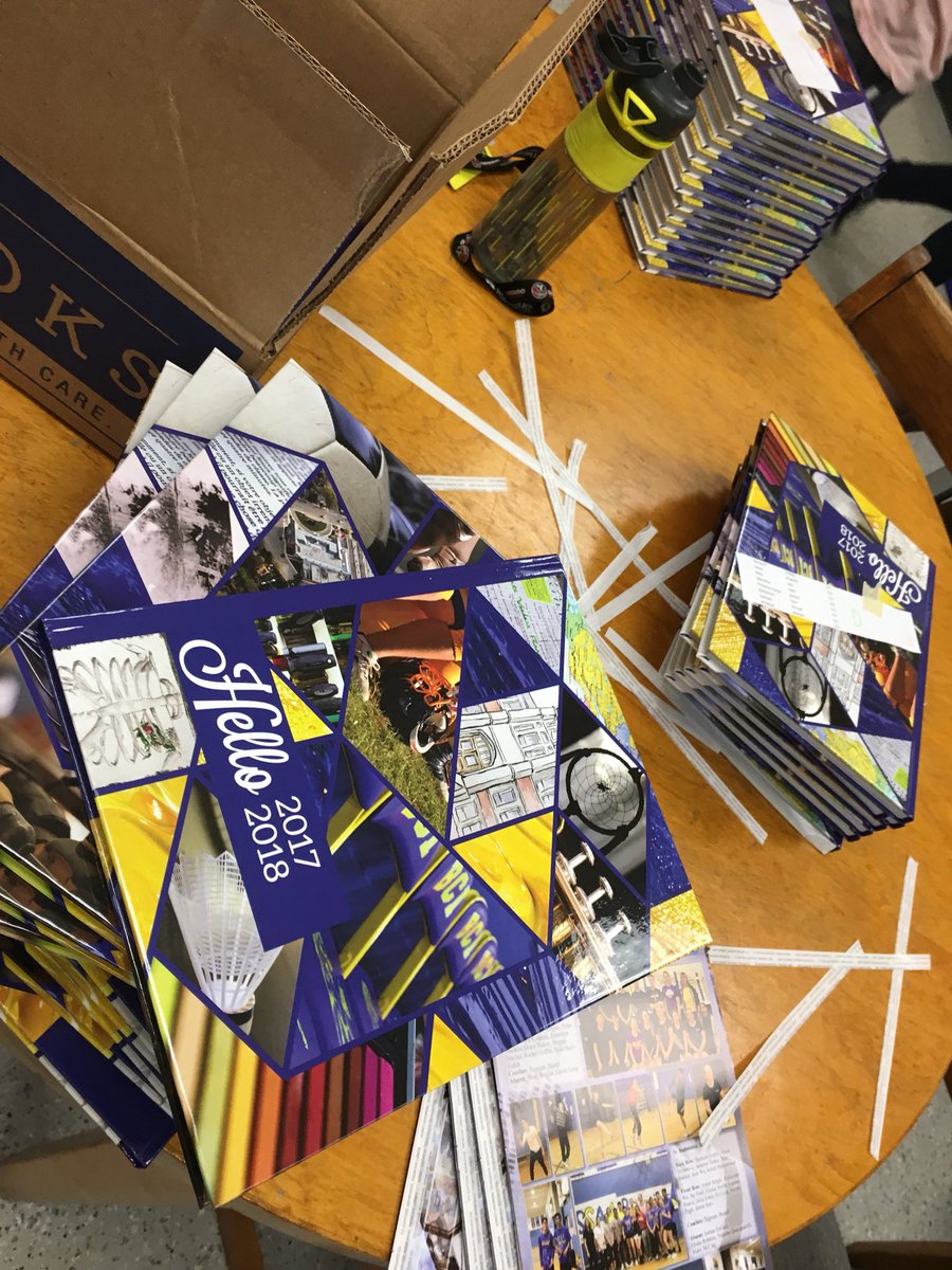 Yearbooks have arrived!!! #hello2018