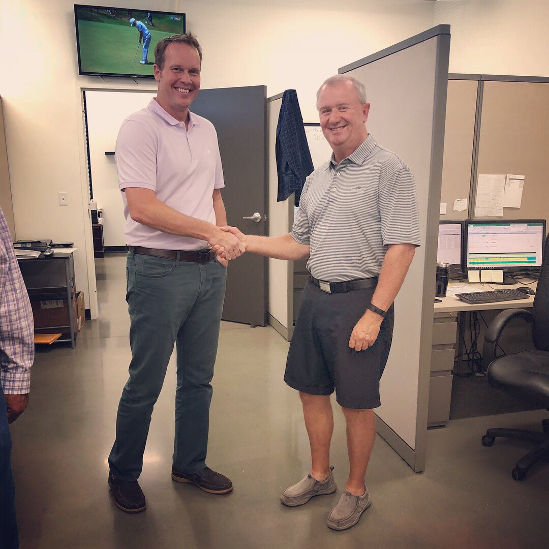 We are excited to announce the promotion of Ted Payne from director of operations to Vice President. This is the first time in company history that we’ve had an officer of the company that wasn’t a Randolph. Congratulations Ted!