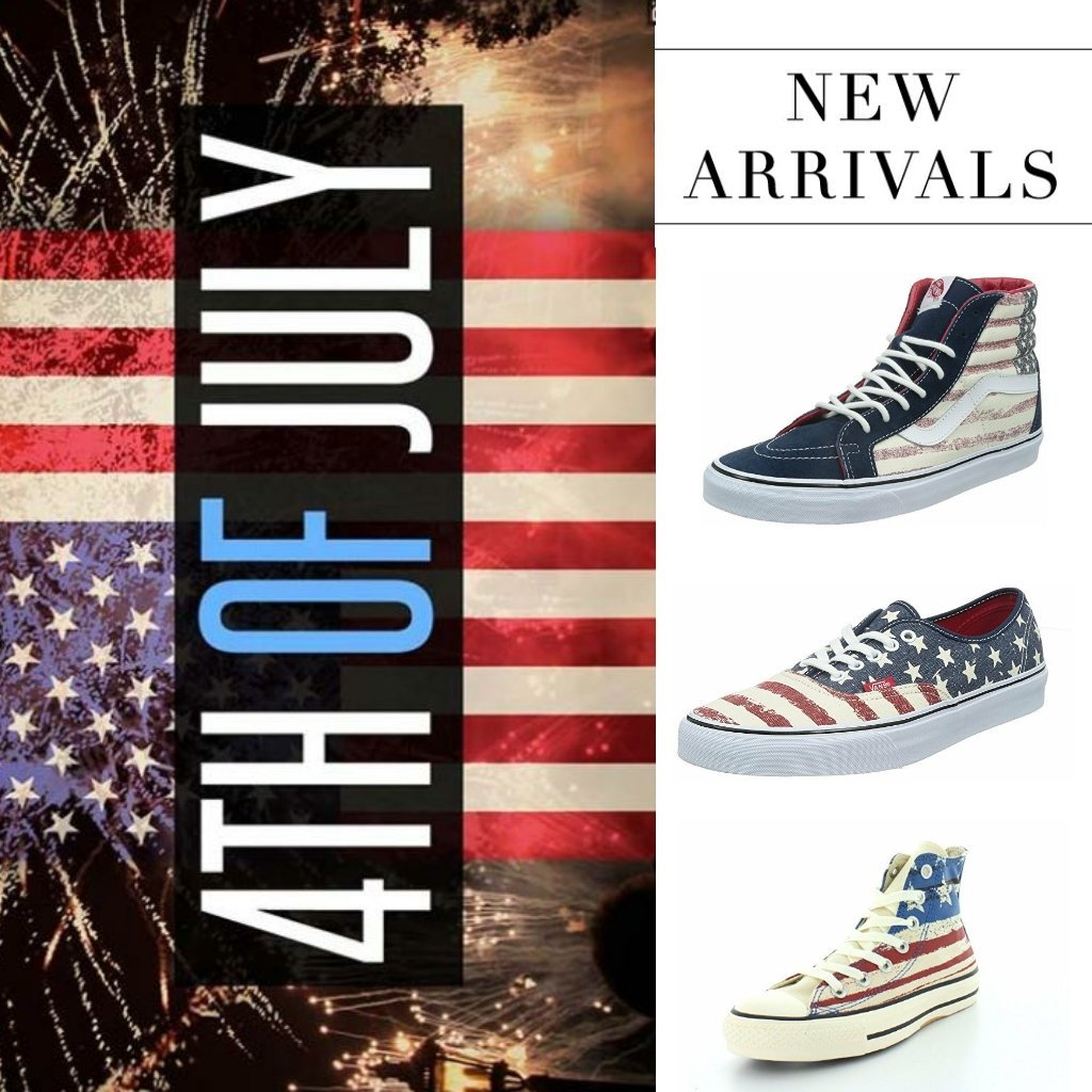 _Shoeangle's tweet photo. Check Out Our Newest Shoe Shipments For 4th Of July 🇺🇸
https://t.co/VWOKQcMWzb
#Vans #Converse #4thofJuly #Like #Share #Follow #AmericanFlag #Shoes #NewArrivals #Fireworks #TweetOfTheDay #ShoesOfTheDay #July4th #IndependenceDay #FreeStandardShipping #Patriotic #ShoeAngle https://t.co/FhvSQ3kmNM