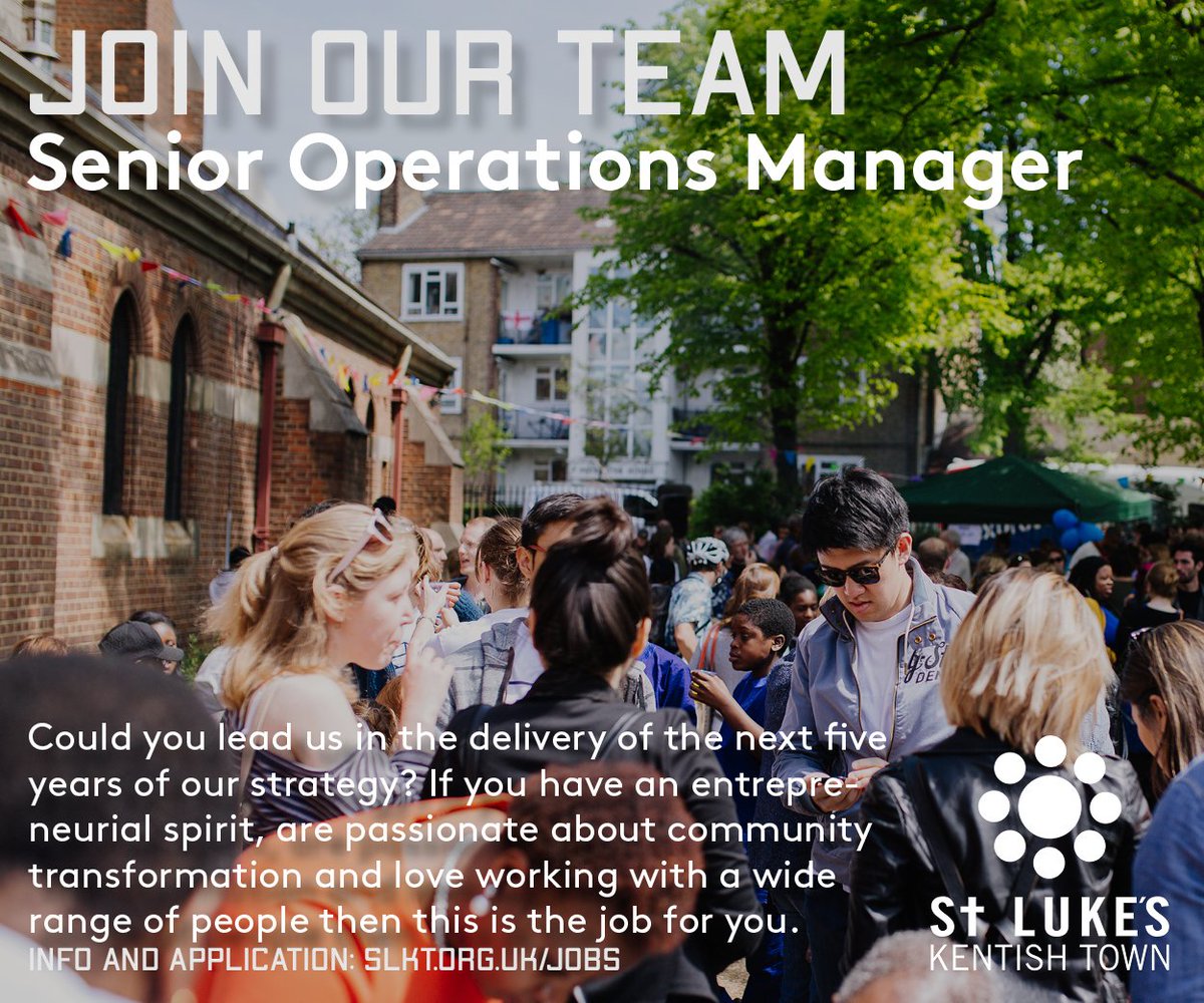 JOIN OUR TEAM | We're looking for a Senior Operations Manager to join our team - could it be you, or someone you know? slkt.org.uk/jobs