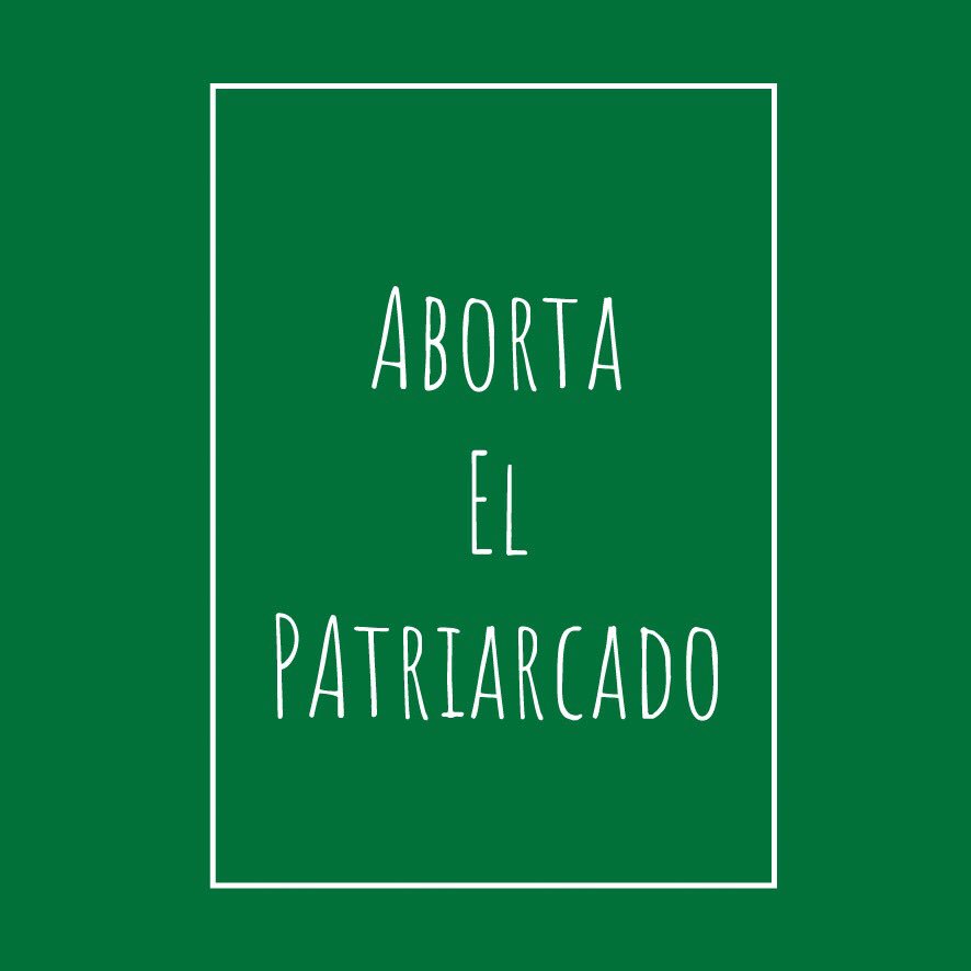 Arrancamos el tuitazo así:
Mujer, aborta el patriarcado.
Deja el sistema, súmate a la lucha 💚

#AbortoLegalPerú