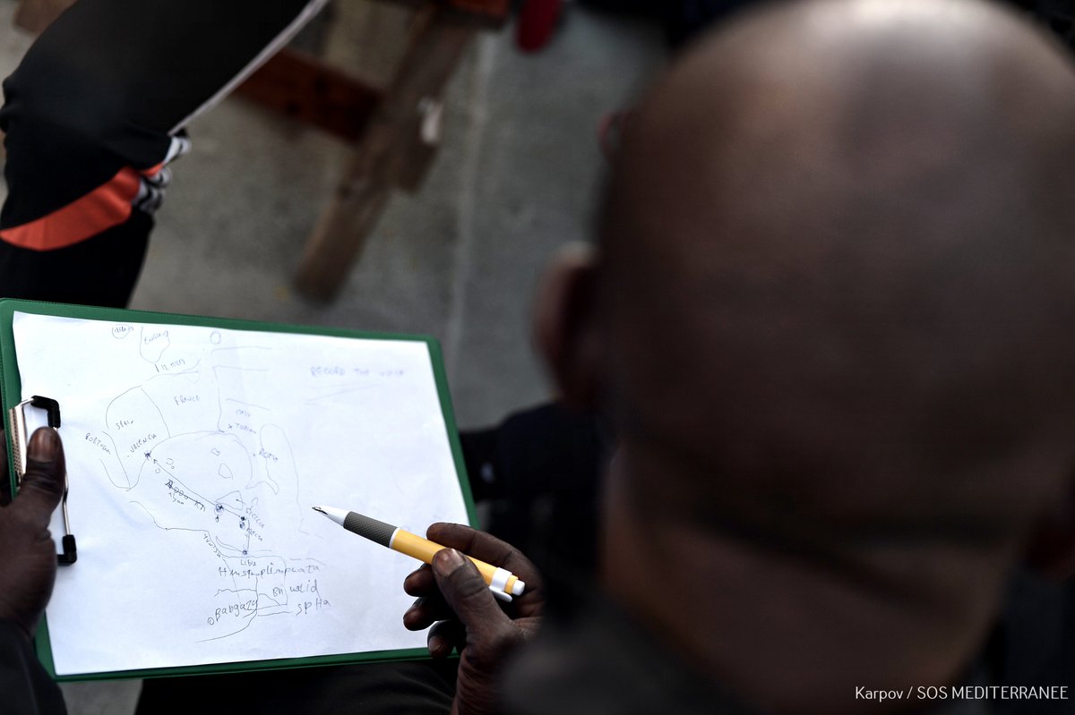 MSF_Sea's tweet photo. Another long day on #Aquarius as she crosses the #Mediterranean heading towards safe port of Valencia. #MSF team hope to arrive on Sunday morning. The shipwreck survivors onboard are looking forward to seeing dry land at last and for this ordeal to come to an end. https://t.co/e6dSvra354
