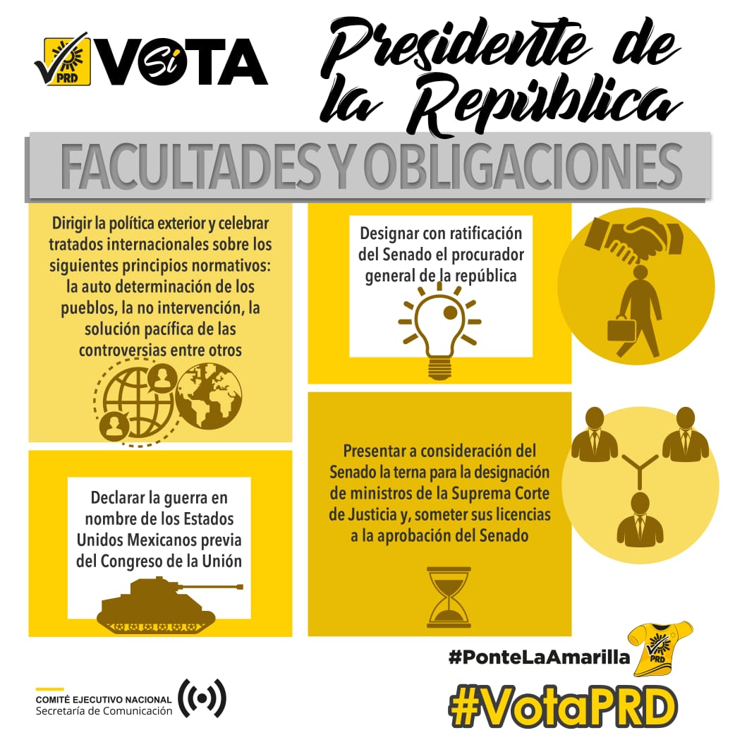 PRDMexico's tweet photo. Son muchas las obligaciones que tiene un presidente de la república, entre ellas cuidar en todo momento la integridad de las y los mexicanos ante temas internacionales.
#VotaPRD https://t.co/c7QaDA2uWQ