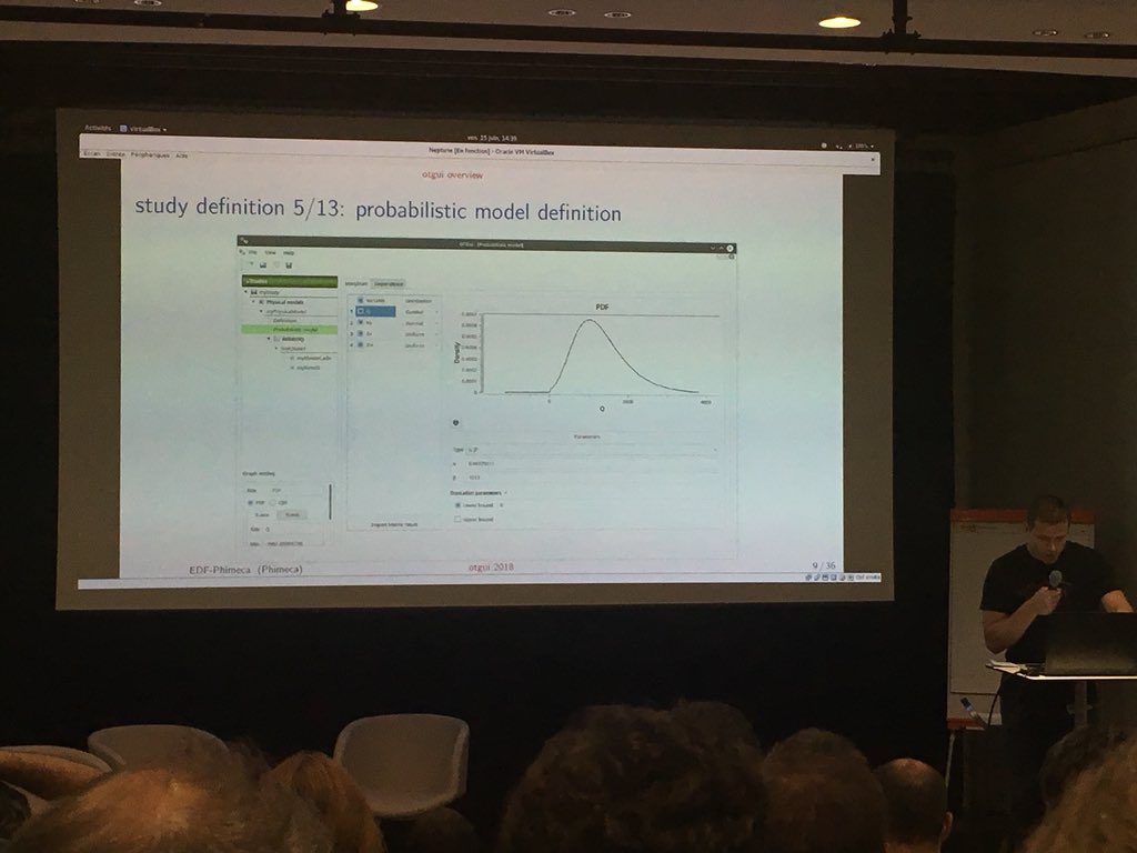 CodeAster's tweet photo. Nice talk at @openturns_org users’ day on #OpenTURNS #GUI. Upcoming features like parallel jobs through #Python and batch calculations through #SALOME YACS module look promising for #salome_meca. #AsterStudy #code_aster #VVUQ #FEA #EDFLab https://t.co/2yTwmZopNr