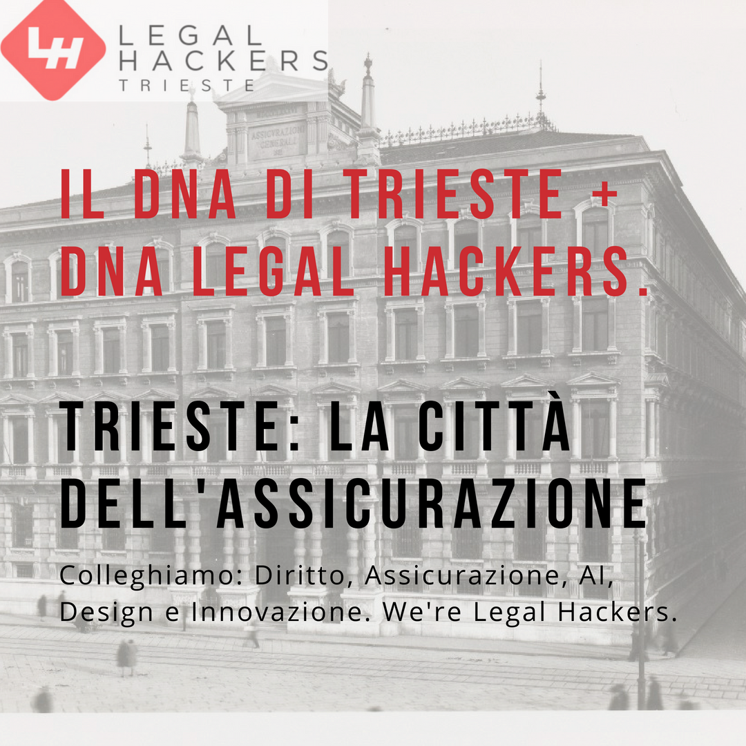 One must of Legal Hackers Trieste is to connect past with future: Trieste città dell'assicurazione. #AI, #smartcontract, #legaldesign #MachineLearning