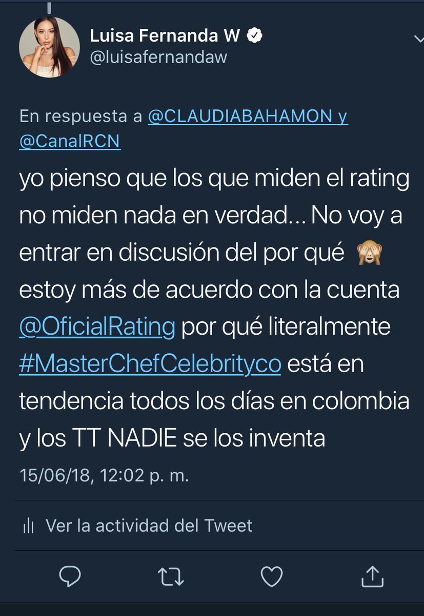 luisafernandaw's tweet photo. #MasterChefCelebrityco siempre estamos en TT y eso nadie se lo inventa 💓💥🌟🤩 https://t.co/frldsRcAY5