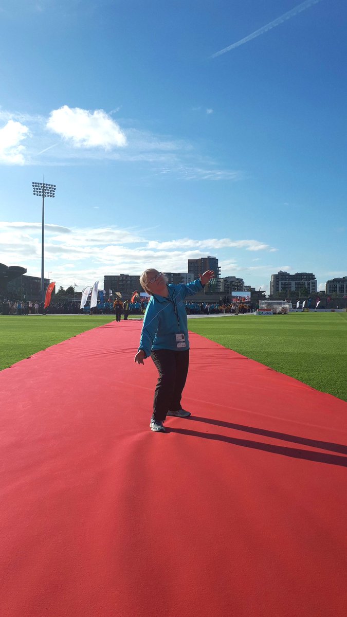 EVEEstuary's tweet photo. Fun &amp; frolics at the games @SOEastern @SOIreland @tallaghtstadium @NatSportsCampus @indoorarenairl #IrelandGames2018 #PlayYourPart #TeamEastern #Athletics https://t.co/CRmBnrc09o