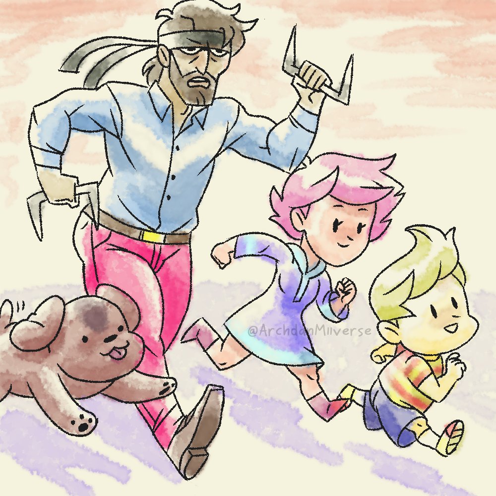 The gangs all here..*sniff* Brings a tear to my eye #SmashBrosUltimate #SmashBros #SmashBrosSwitch #mother3 #earthbound #NintendoE3 #Nintendo #metalgearsolid #lucas #snake