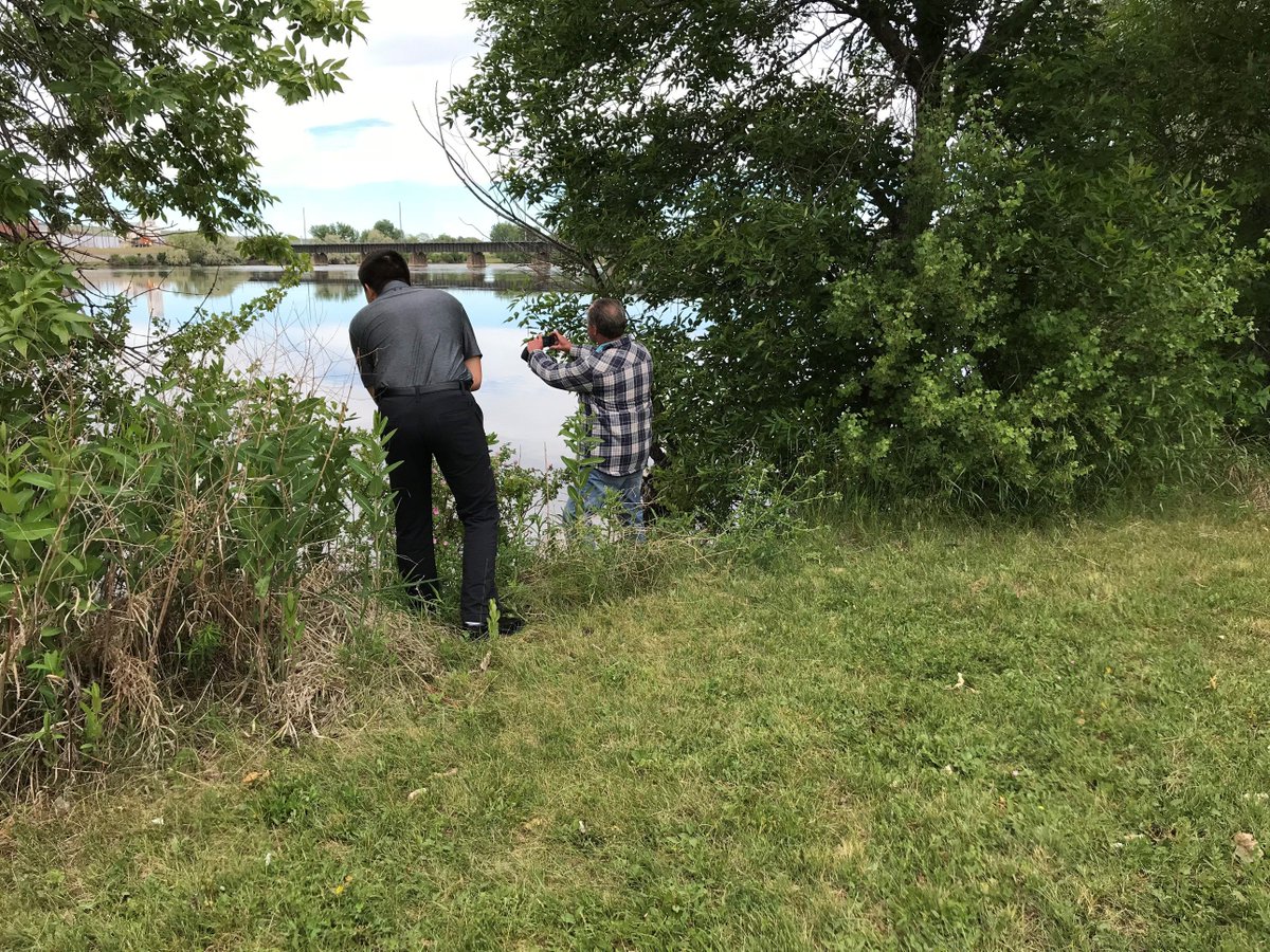 KristenInbodyMT's tweet photo. Don't let anyone tell you being a newspaper intern isn't glamorous. Just Keaton interviewing a Canadian about a rotting cow carcass he found. The Calgarian is taking close-ups of the maggots. #reporterproblems #needashowernow https://t.co/0u1lc7DYv0