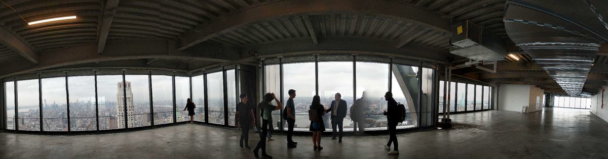 RJSBaxter's tweet photo. Happy Friday! I will never grow tired of #NYC or its views!
Still reeling from the lovely #3WTC tour from @cvalverderojo and @SilvProp for the #MetaPropBridge program...
Hereβs to the future of #PropTech @MetaPropNYC https://t.co/9EUh6ka2Im