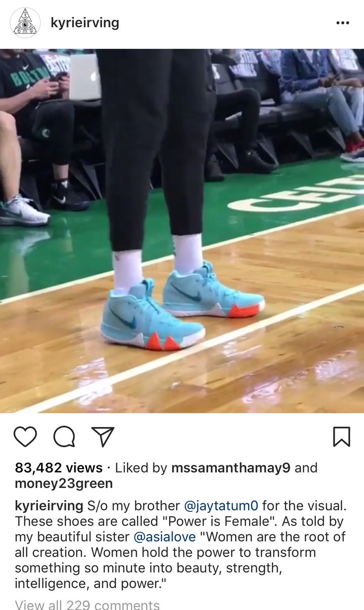 kyrie 4 power of female