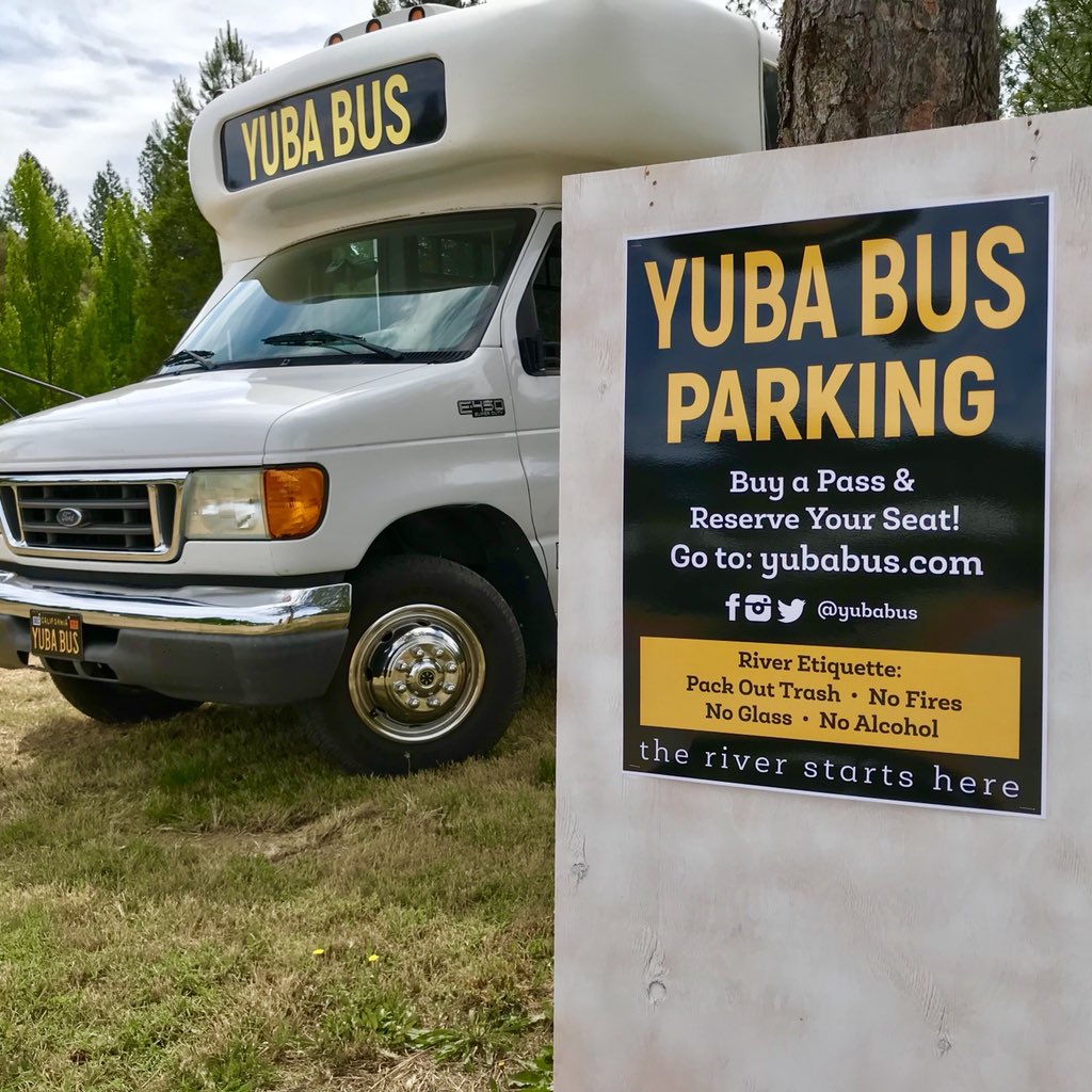 Yubabus's tweet image. Rood Center is a great place to park for the shuttle. Just follow the signs... #nevadacityshuttle #yubabus #rivershuttle