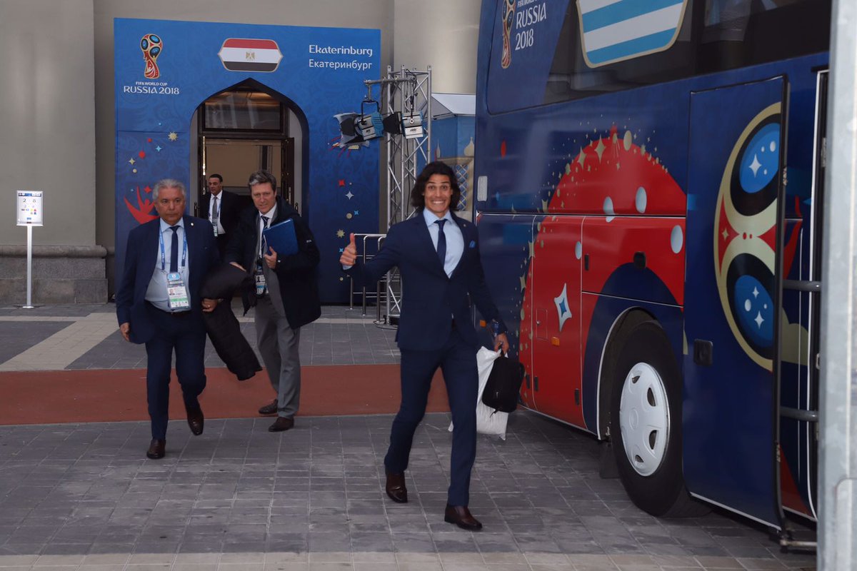 Uruguay's tweet photo. Luego del triunfo en el debut, el plantel regresará a Nizhny Novgorod para concentrarse nuevamente en el Sports Centre Borsky.

#URU #ElEquipoQueNosUne https://t.co/K8USbGzD5U