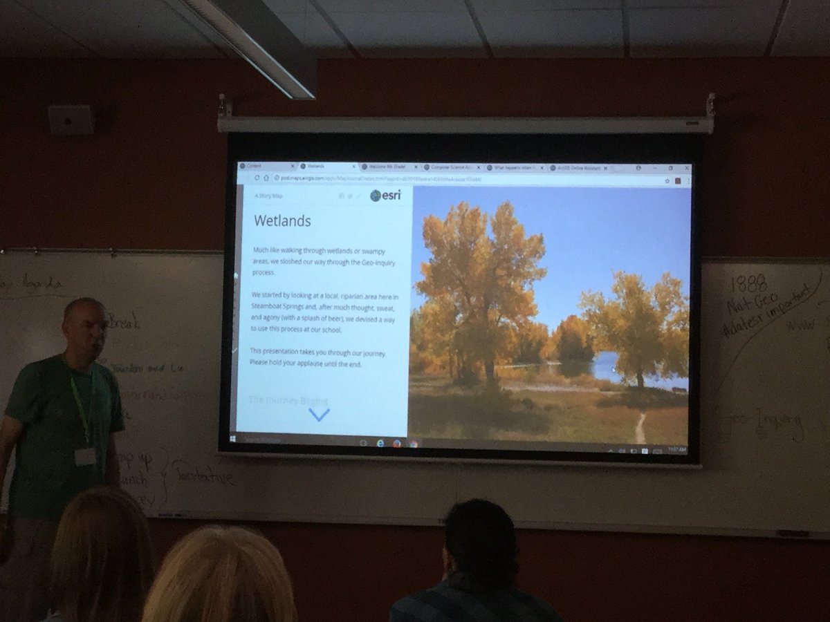 STEMisMyFuture's tweet photo. Great job John and Mark with tackling the GeoInquiry of your school’s neighborhood development practices near Jewel Wetlands. #COGeoInquiry #STEMisMyFuture @NatGeoEducation @EsriStoryMaps @ArcGISApps @ArcGISOnline @amohanBSCS @SoCoDiveGuy1 @BSCSorg @COGeogAlliance https://t.co/W5IHjwlrkH