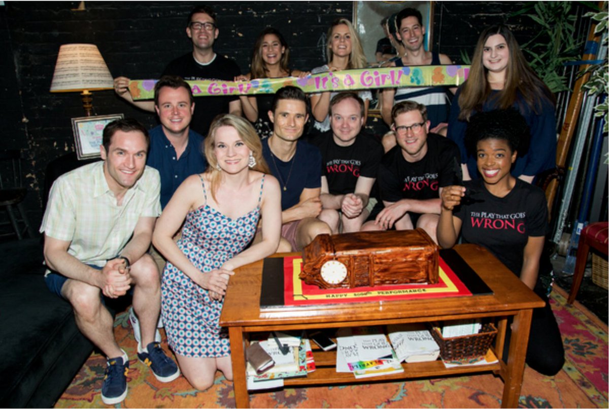 Gleafpro's tweet photo. 500 and Loving It!
@BwayGoesWrong
@Cakes by @11Dinaaa06 
Photo Credit: Jennifer Broski
#BwayGoesWrong #500thPerformance #CakesbyDina https://t.co/PxOzBGlHj5
