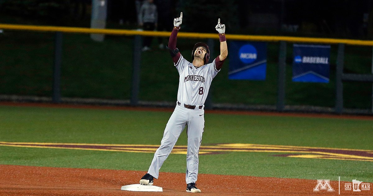 MJCoffey15's tweet photo. As one door closes, another opens. It has been an honor to represent @GopherBaseball for the last 4 years. I'll forever bleed maroon and gold. On to the next part of my journey! Go Gophs! https://t.co/yuOiPVVour