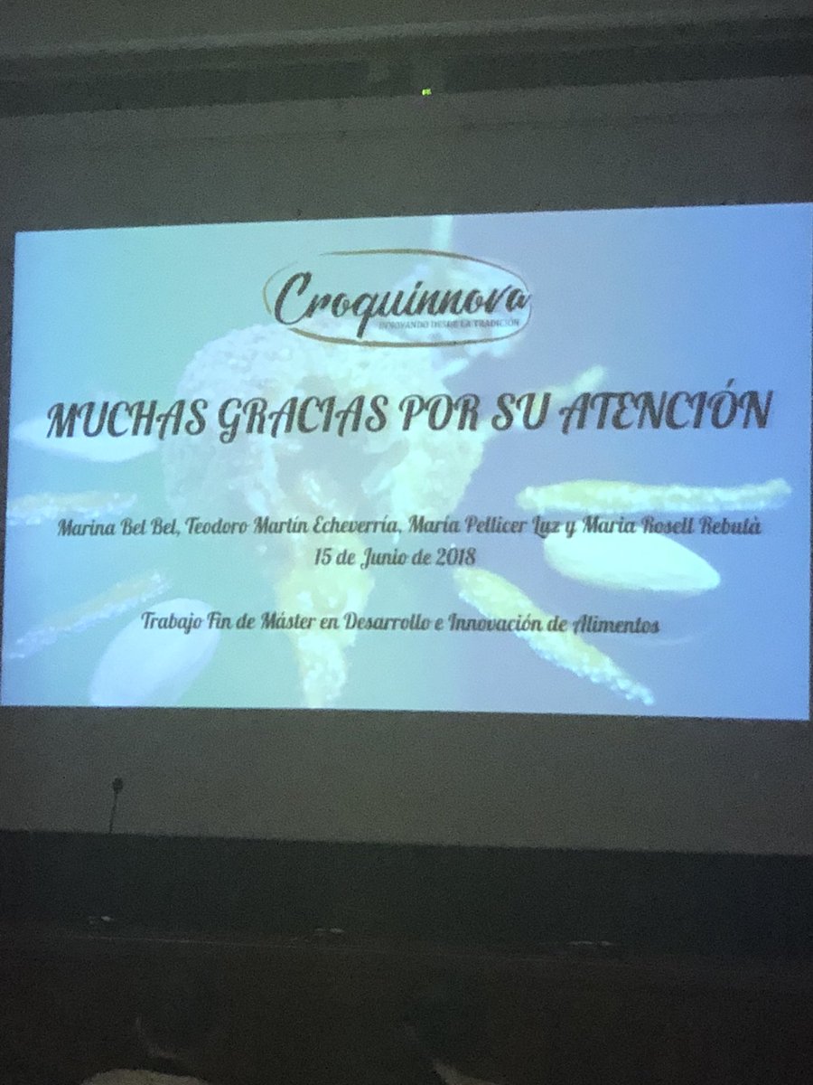 NutriMetabolom's tweet photo. #Croquinnova food innovation B2B 'business to business' #MasterDIA @UniBarcelona @UB_tv @crai_ub @esFIAB @universitatURV @AlimentacioUB @Farmacia_UB https://t.co/XPykv9aRep