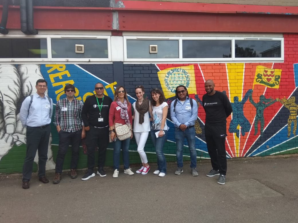 EMICRO's tweet photo. Today in London great study visit @NNCBrent school & introducing @sportandthought model #ESYproject #epluspeople https://t.co/U4ioccfC0d