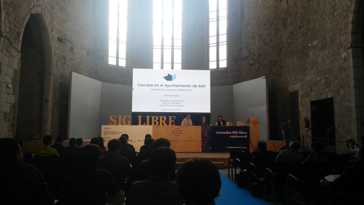 ViladeSalt's tweet image. El SIG (Sistemes d&apos;Informació Geogràfica) de #Salt és un referent. 
L&apos;Ajuntament va explicar el model de gestió a les Jornades SIG Lliure a la @univgirona on hi van participar 200 tècnics de tot l&apos;estat. 

Més informació 👉 sigte.udg.edu/jornadassiglib…

#siglibre2018 #ViuSalt