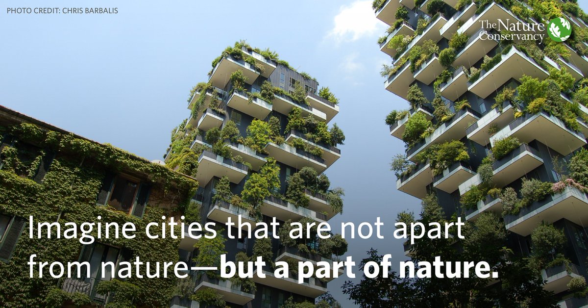 nature_org's tweet photo. Did you know that 2 out of 3 people will live in a city by 2050? 

Putting nature in cities makes cities better » https://t.co/JDYJIWkcXY #ICLEI2018 https://t.co/CdFt9PBza5