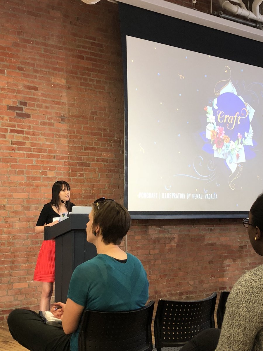 anniemal's tweet image. Starting today @Philadelphia_CM, my @Digitas_Health colleague @ericanardello is kicking off today’s talk featuring @thecraftedlife. #creativemornings #cmphl