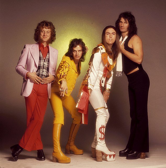 Happy birthday to Noddy Holder. Slade, 1976. 