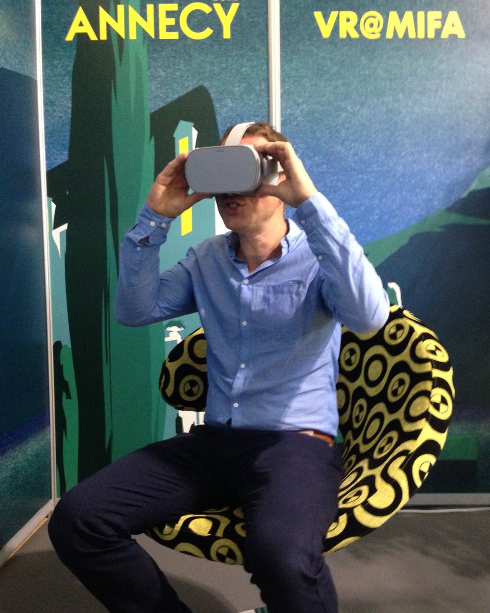 papoogames's tweet photo. Today @papoogames is at the MIFA trying VR. They are creating incredible tool to draw in VR. Really nice ! #appforkids #vr #annecy #mifa https://t.co/yfkBKrG2Tm
