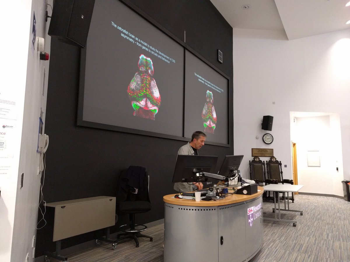 Juanaloca2002's tweet photo. Our brilliant Key Note Speaker Prof. Steve Wilson #nclfpos #ZebrafishRules @fms_postdoccomm https://t.co/bqdsFQuUiM
