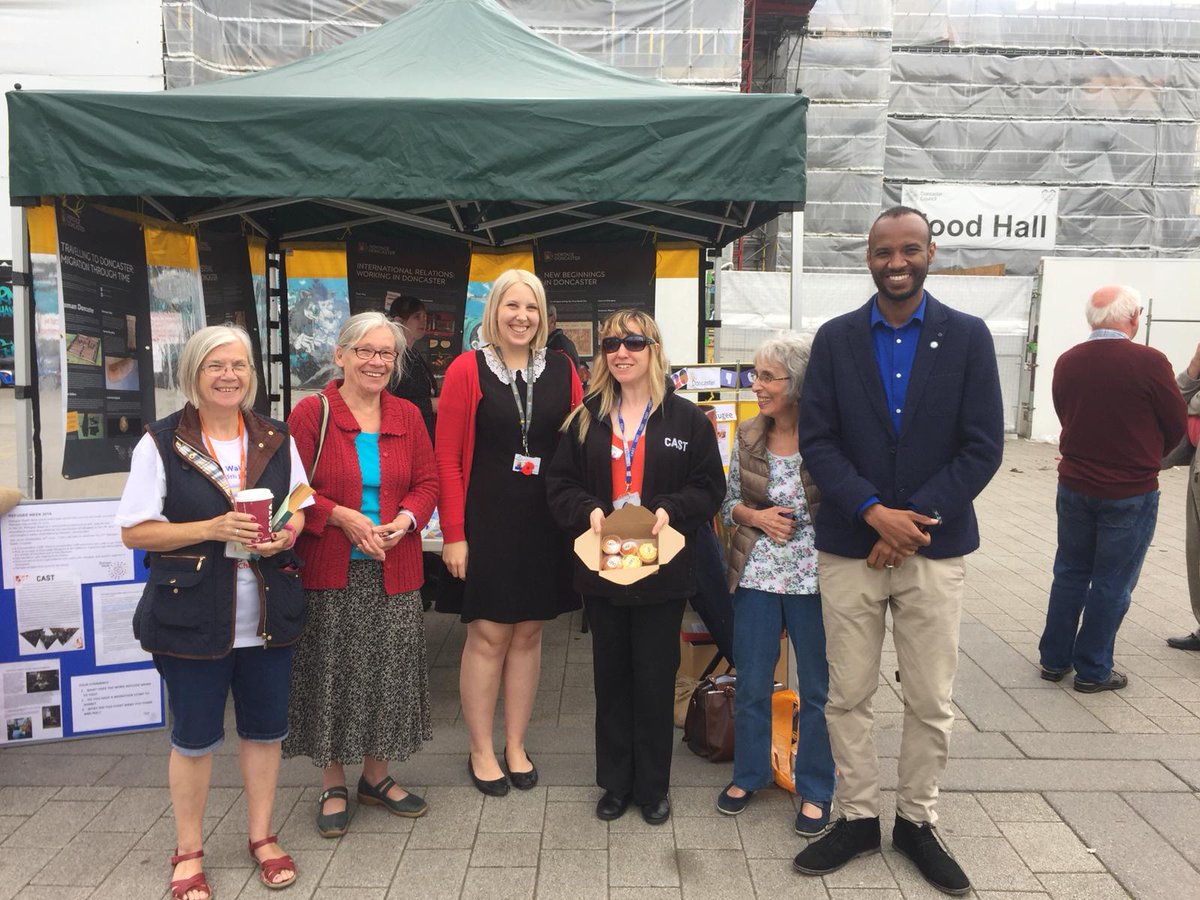 Great talking migration stories with local people today! @DoncasterMuseum #RefugeeWeek2018