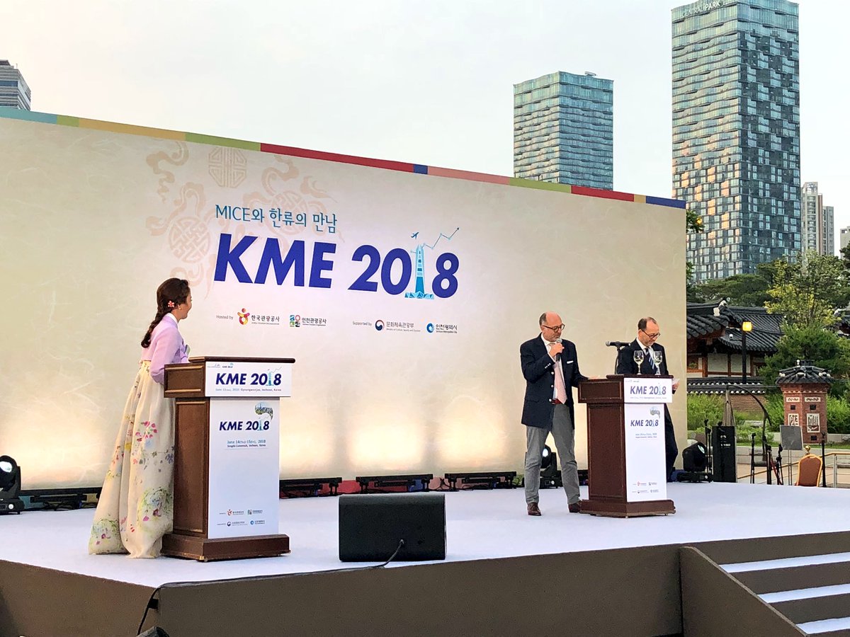 Tahina_Randriam's tweet photo. #CoréeDuSud - Chaque année, le salon Korea MICE Expo est le rdv incontournable des professionnels #MICE internationaux qui souhaitent découvrir l’offre événementielle du pays du Matin Calme. Nous y étions! 

#KME2018 #Incheon #incentive #congress https://t.co/8COQd7nMyC