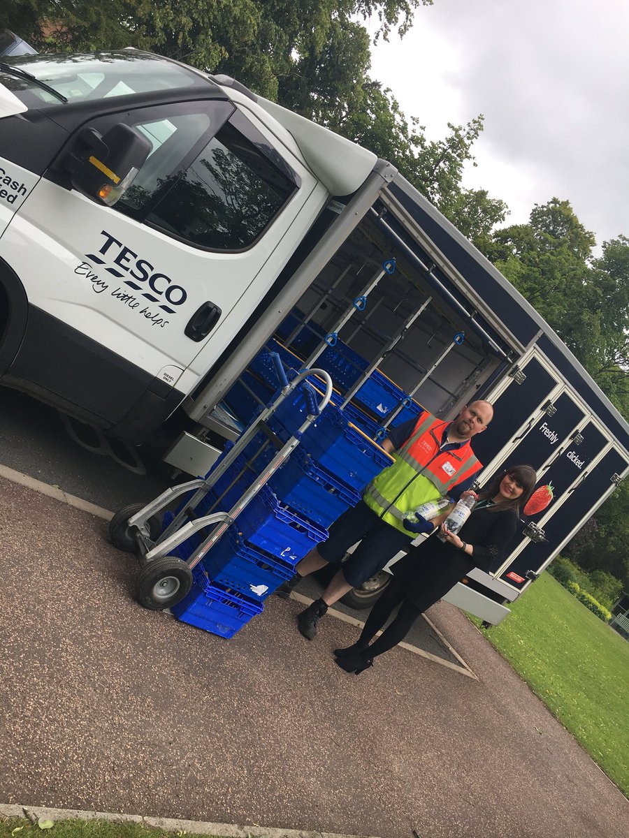 durham_extra's tweet photo. Today myself and James went along to @StCuthsHospice to donate 80 bottles of water for their colourama event tomorrow! We hope it’s a huge success and the forecasted thunder storms stay away! https://t.co/u3GbdhJDZm