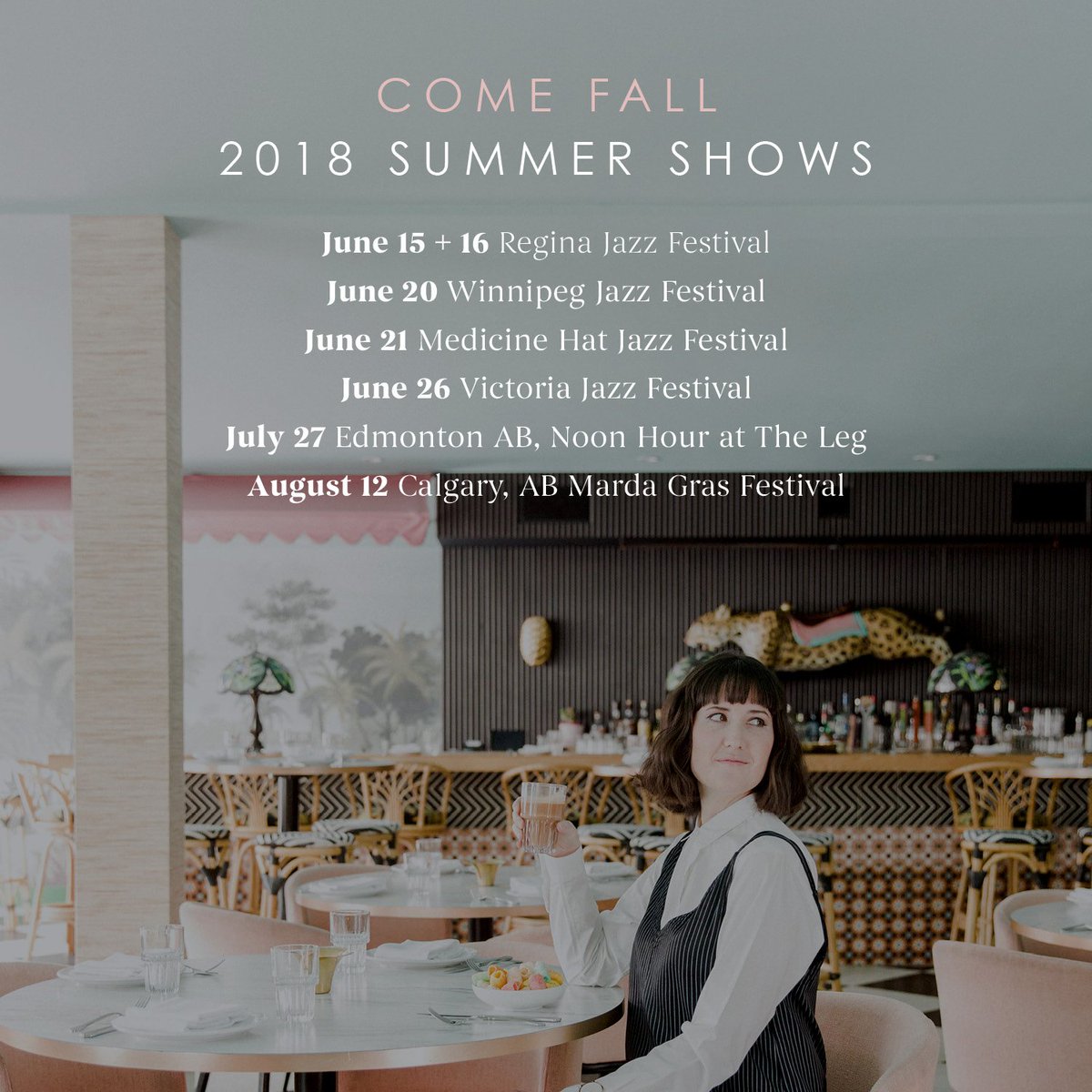 EllenDoty's tweet image. Canadian jazz fest dates kick off today!! Catch us in #Regina tonight at 9pm at @20TenEatery and tomorrow at 1:30pm at City Plaza Stage. See you soon! #reginajazzfest #canadianmusic #tour #jazz